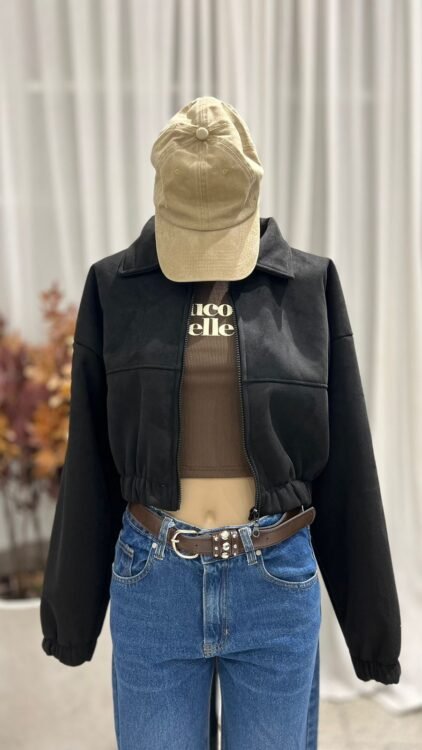 C24 - CAMPERA CUELLITO CIERRE - SUEDE - Imagen 2