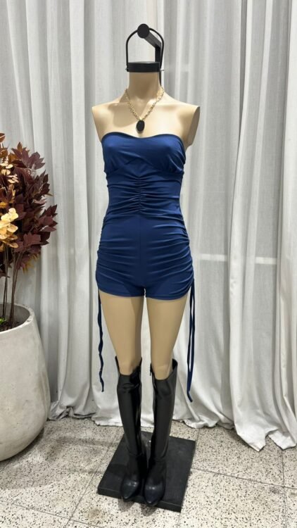 MM02 - MONO STRAPLESS FRUNCE - MODAL GAMUZADO - Imagen 5