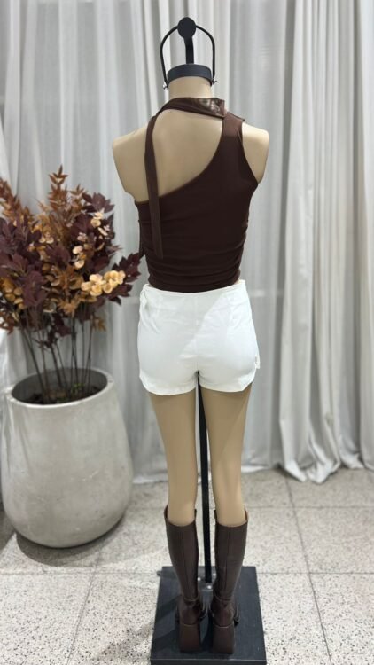 P49 - SKORT SOLAPA HEBILLA - BENGALINA - Imagen 4