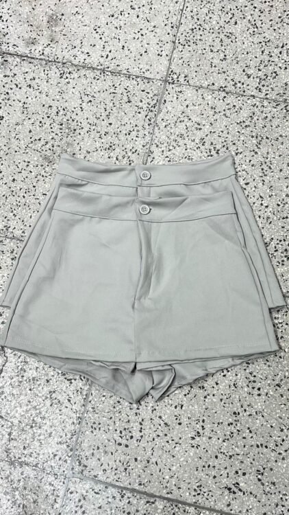 P55 - SKORT CIERRE Y BOTON - WOOL - Imagen 7