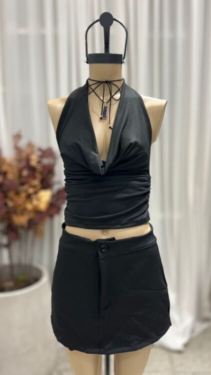 P55 - SKORT CIERRE Y BOTON - WOOL - Imagen 3