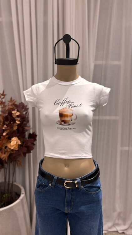 T167 - TOP M/C "COFFEE" - ALGODON LYCRA - Imagen 6