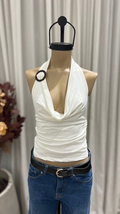 T171 - TOP BUCHE ARGOLLA - MODAL GAMUZADO - Imagen 3