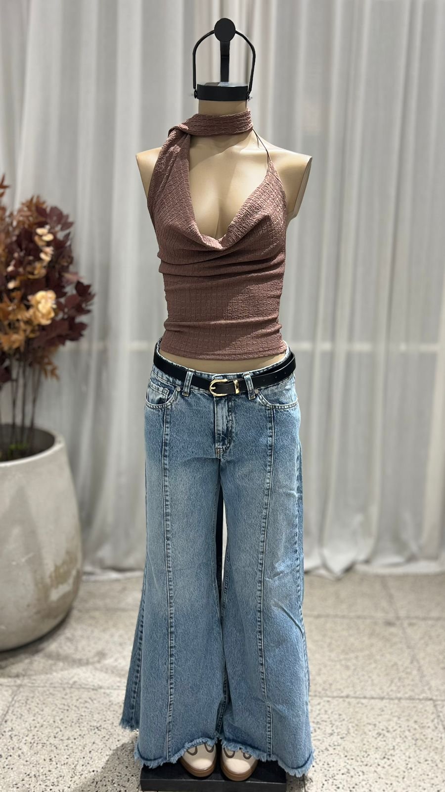P59 - JEAN OXFORD RECORTE - DENIM