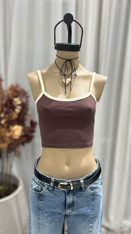 T204 - TOP S/M CONTRATONO - ALGODON LYCRA - Imagen 2
