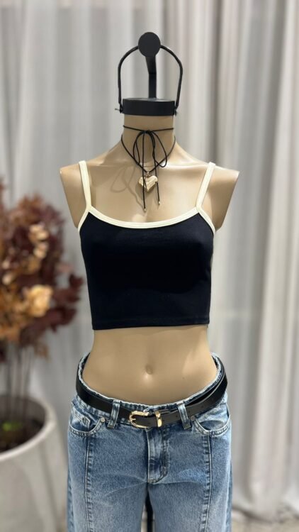 T204 - TOP S/M CONTRATONO - ALGODON LYCRA - Imagen 4