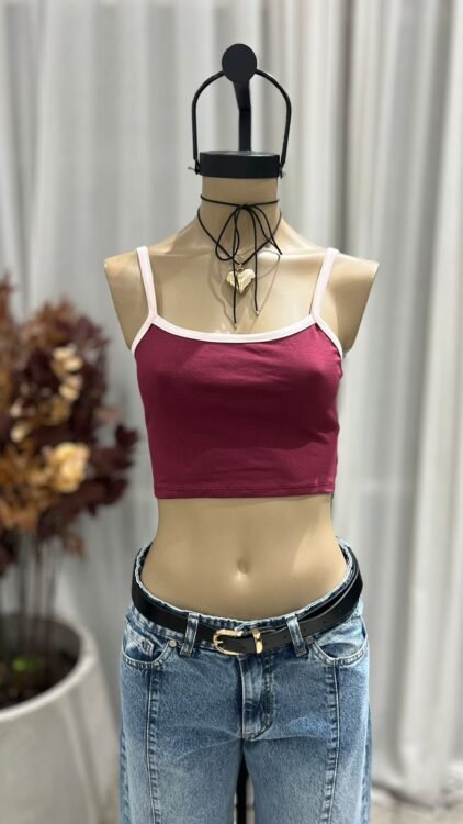 T204 - TOP S/M CONTRATONO - ALGODON LYCRA - Imagen 5