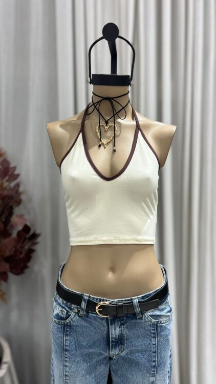 T212 - TOP MARILYN CONTRATONO - ALGODON LYCRA - Imagen 3