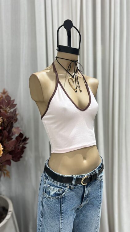 T212 - TOP MARILYN CONTRATONO - ALGODON LYCRA - Imagen 2
