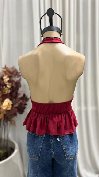 T220 - TOP MARILYN VOLADO - MODAL GAMUZADO - Imagen 2