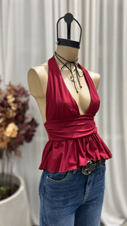 T220 - TOP MARILYN VOLADO - MODAL GAMUZADO - Imagen 3