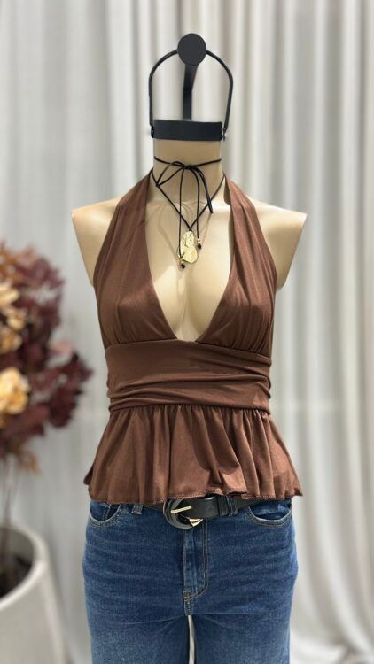 T220 - TOP MARILYN VOLADO - MODAL GAMUZADO - Imagen 5