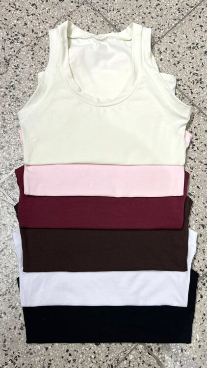 T218 - MUSCULOSA BASICA - ALGODON LYCRA - Imagen 7