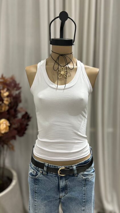 T218 - MUSCULOSA BASICA - ALGODON LYCRA - Imagen 4