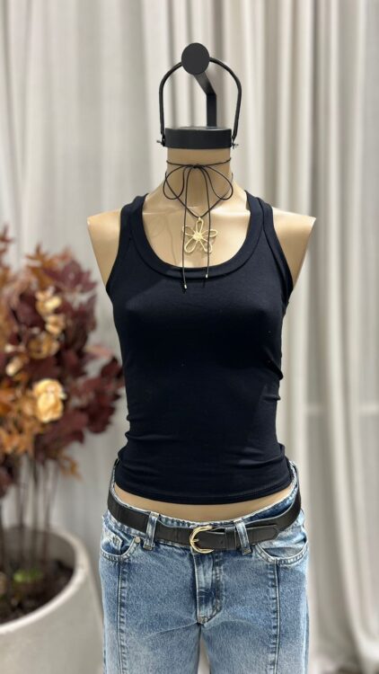 T218 - MUSCULOSA BASICA - ALGODON LYCRA - Imagen 6