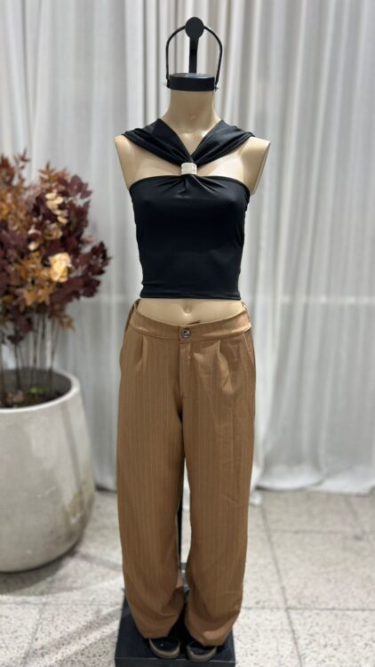 P06 - PANTALON SASTRERO - CREP RAYADO - Imagen 4