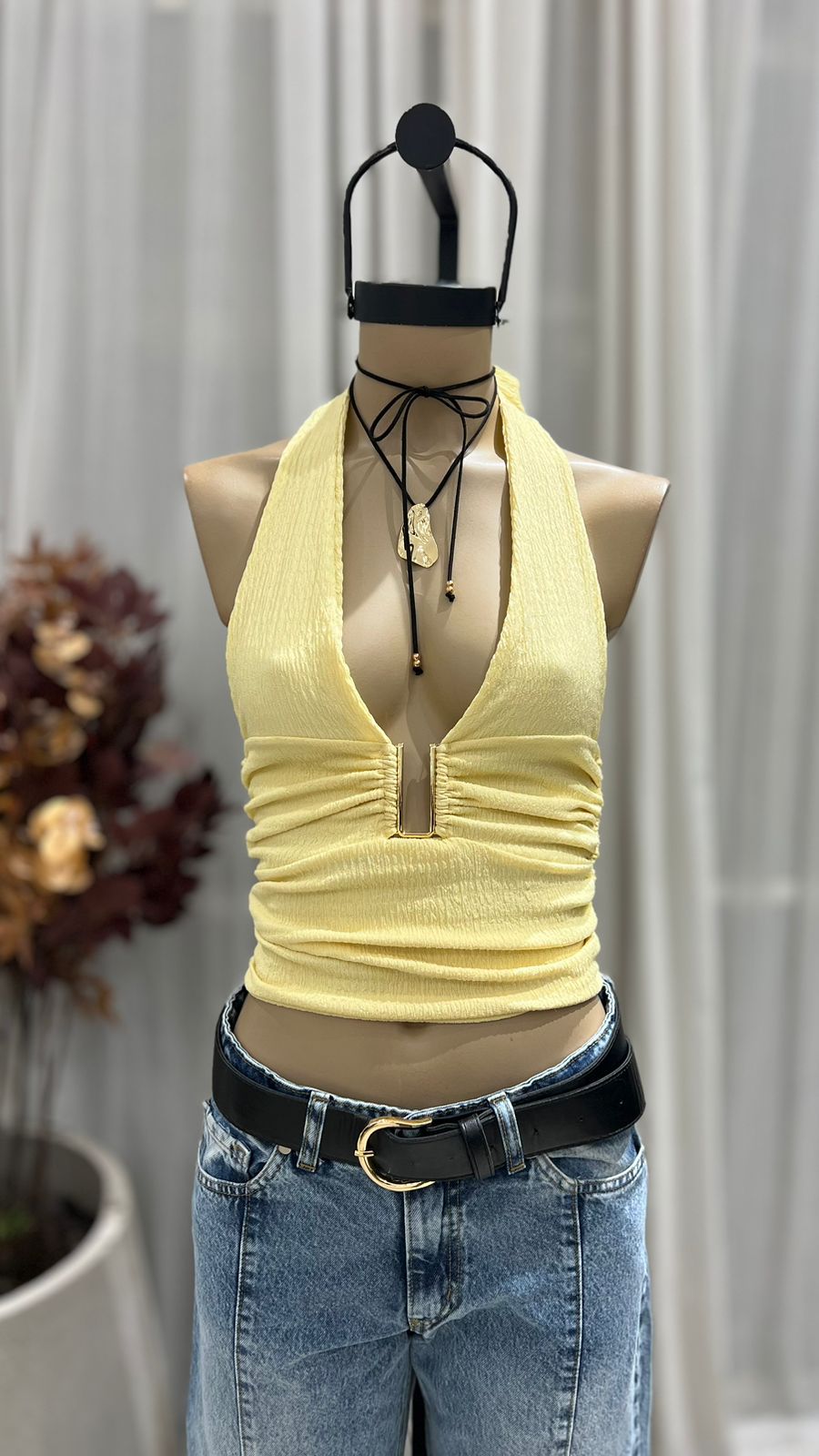 T215  - TOP MARILYN ACCESORIO U - BAMBULA