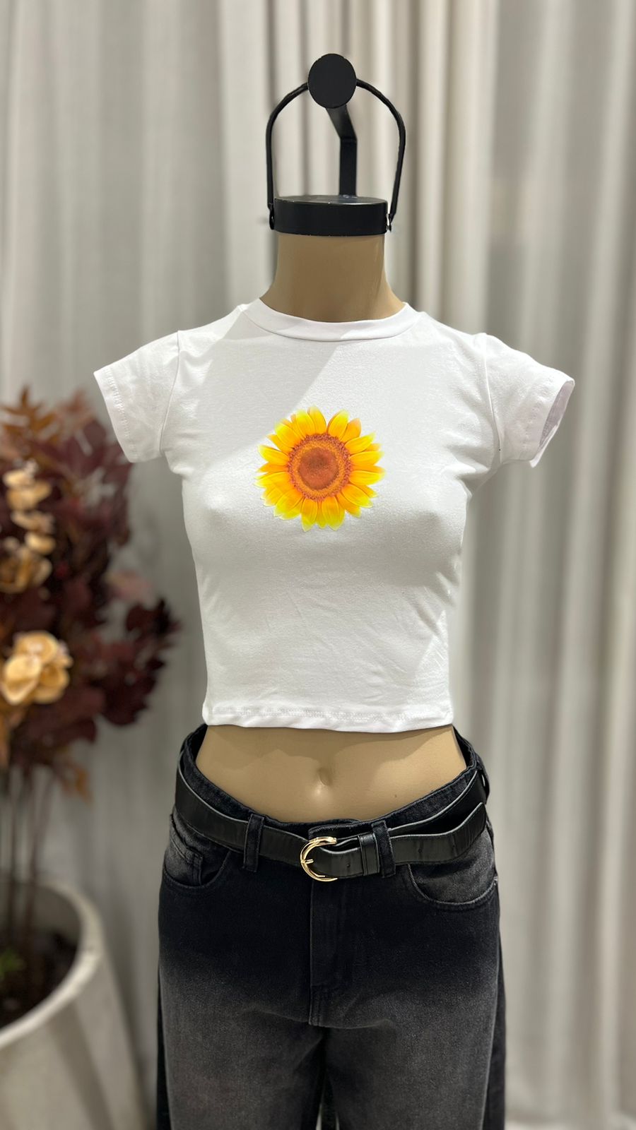 T231 - TOP M/C "GIRASOL" - ALGODON LYCRA
