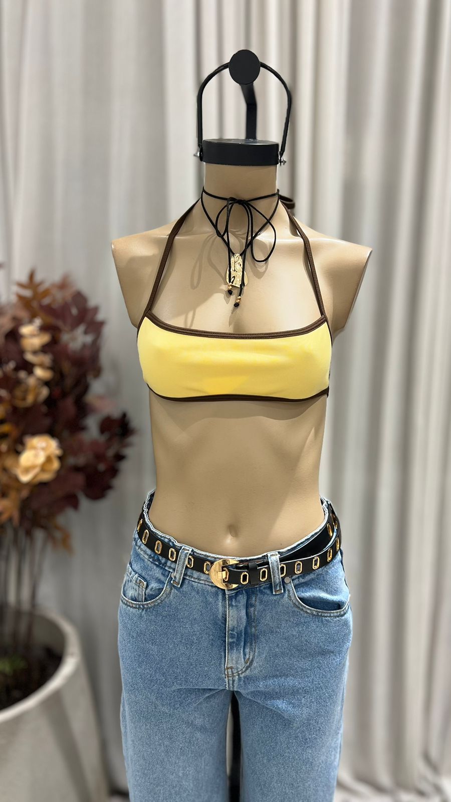 T232 - TOP BIKINI CONTRATONO - MICROFIBRA