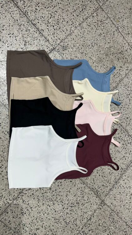 T233 - TOP HALTER - MORLEY ALGODON - Imagen 2