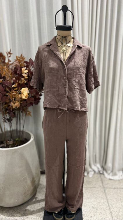 P64 - PALAZZO BOLSILLO TIRA - BABY COTTON - Imagen 3