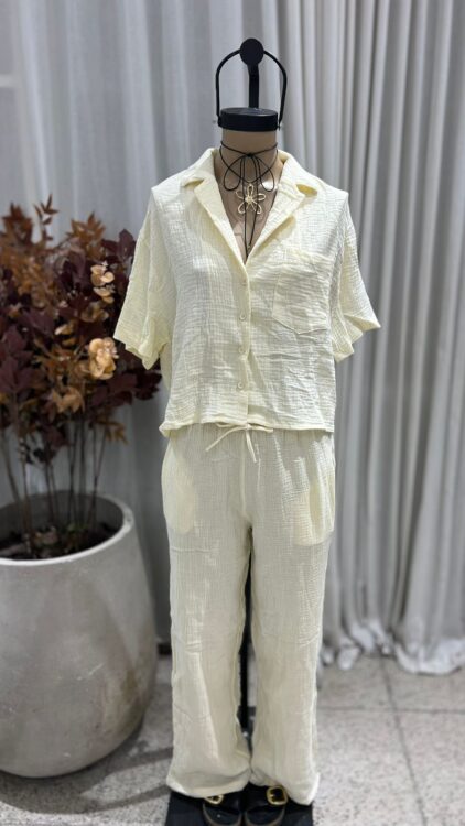 P64 - PALAZZO BOLSILLO TIRA - BABY COTTON - Imagen 2