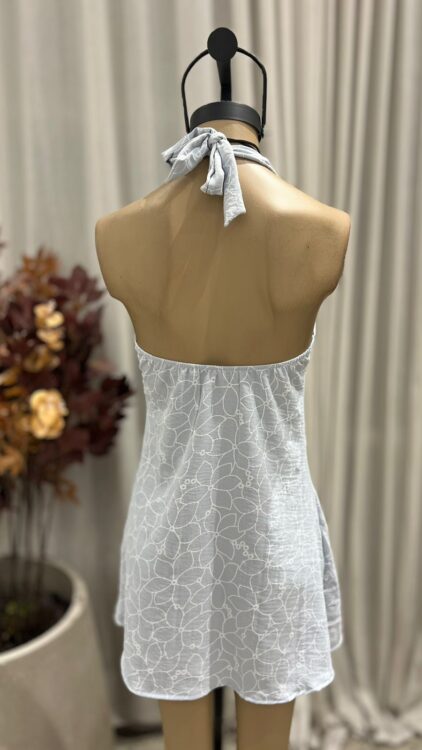 V86 - VESTIDO MARILYN LAZO - BORDADO RICCI - Imagen 3