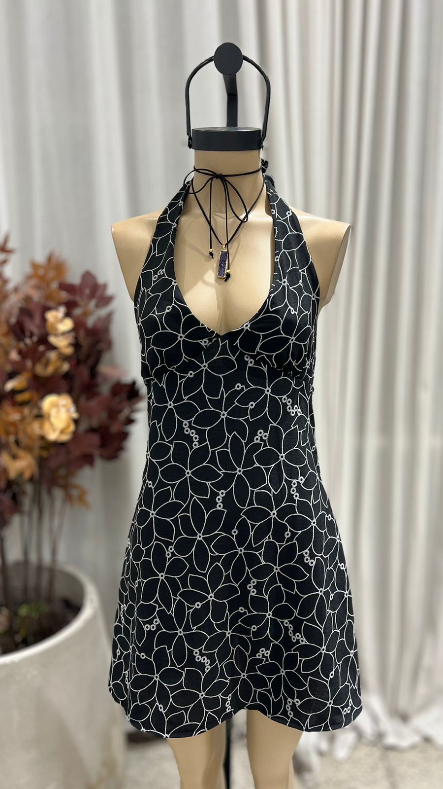 V86 - VESTIDO MARILYN LAZO - BORDADO RICCI
