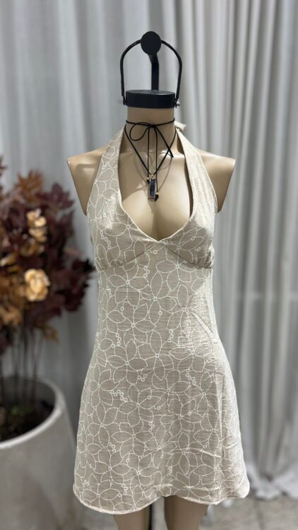 V86 - VESTIDO MARILYN LAZO - BORDADO RICCI - Imagen 4