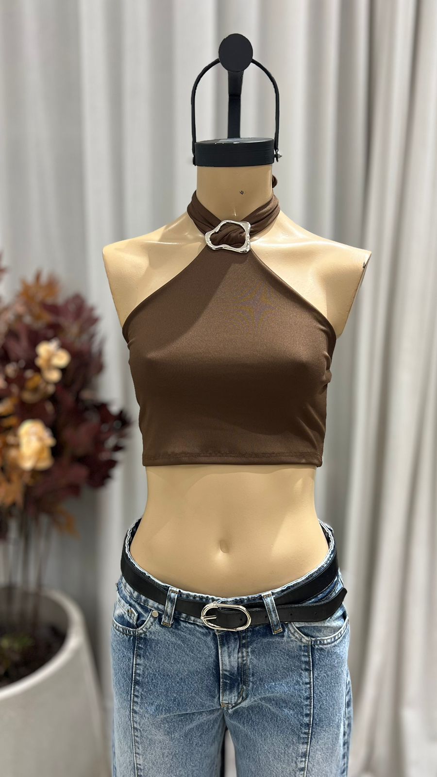 T247 - TOP CHOKER ACCESORIO NUBE - MICRORIB