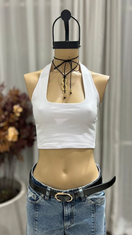 T250 - TOP MARILYN CORTO - ALGODON LYCRA - Imagen 5