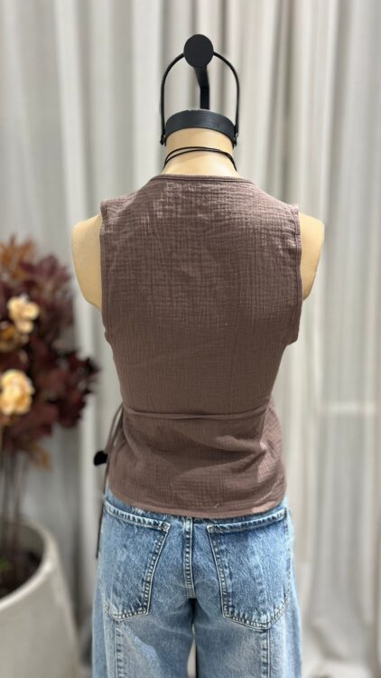 T253 - TOP CRUZADO TIRA - BABY COTTON - Imagen 3