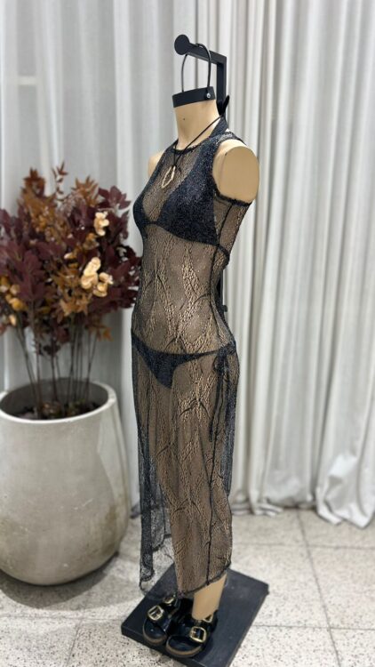 V90 - MAXIVESTIDO S/M - NICKI MESH - Imagen 3