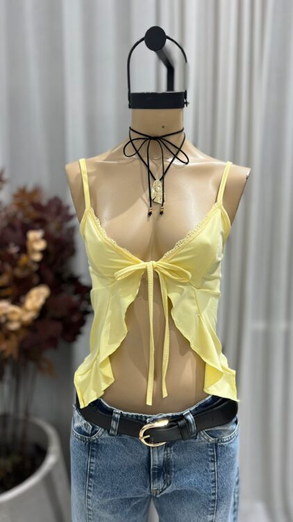 T259 - TOP MARIPOSA VOLADO PUNTILLA - MICROFIBRA - Imagen 5