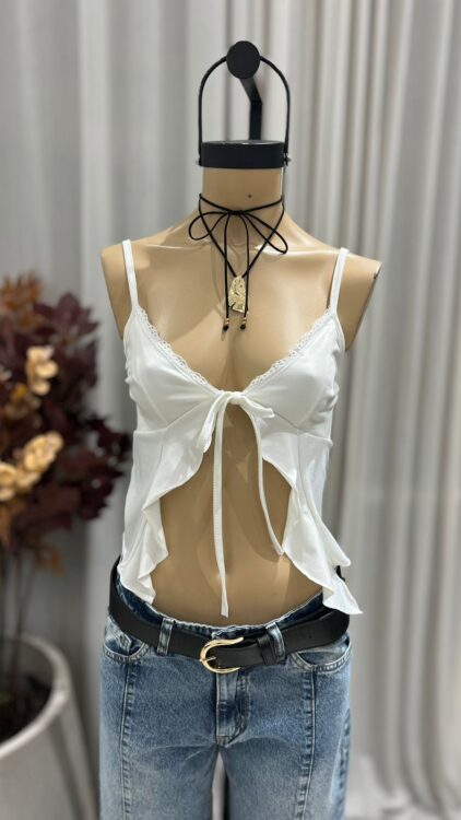 T259 - TOP MARIPOSA VOLADO PUNTILLA - MICROFIBRA - Imagen 7