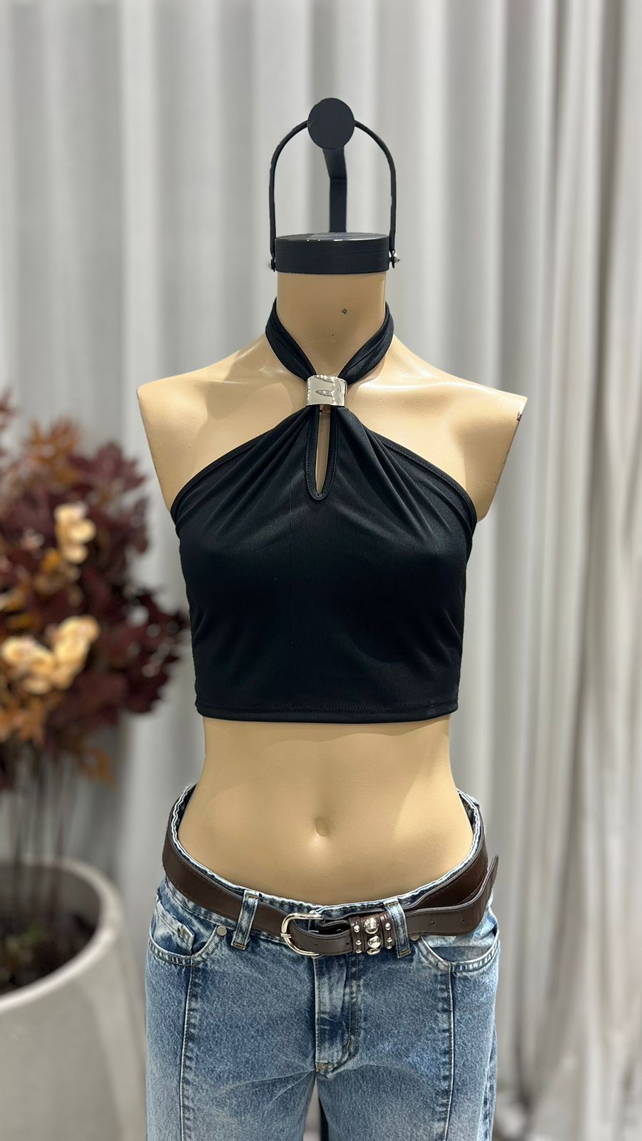 T262 - TOP CHOKER "ATHENA" - MICRORIB