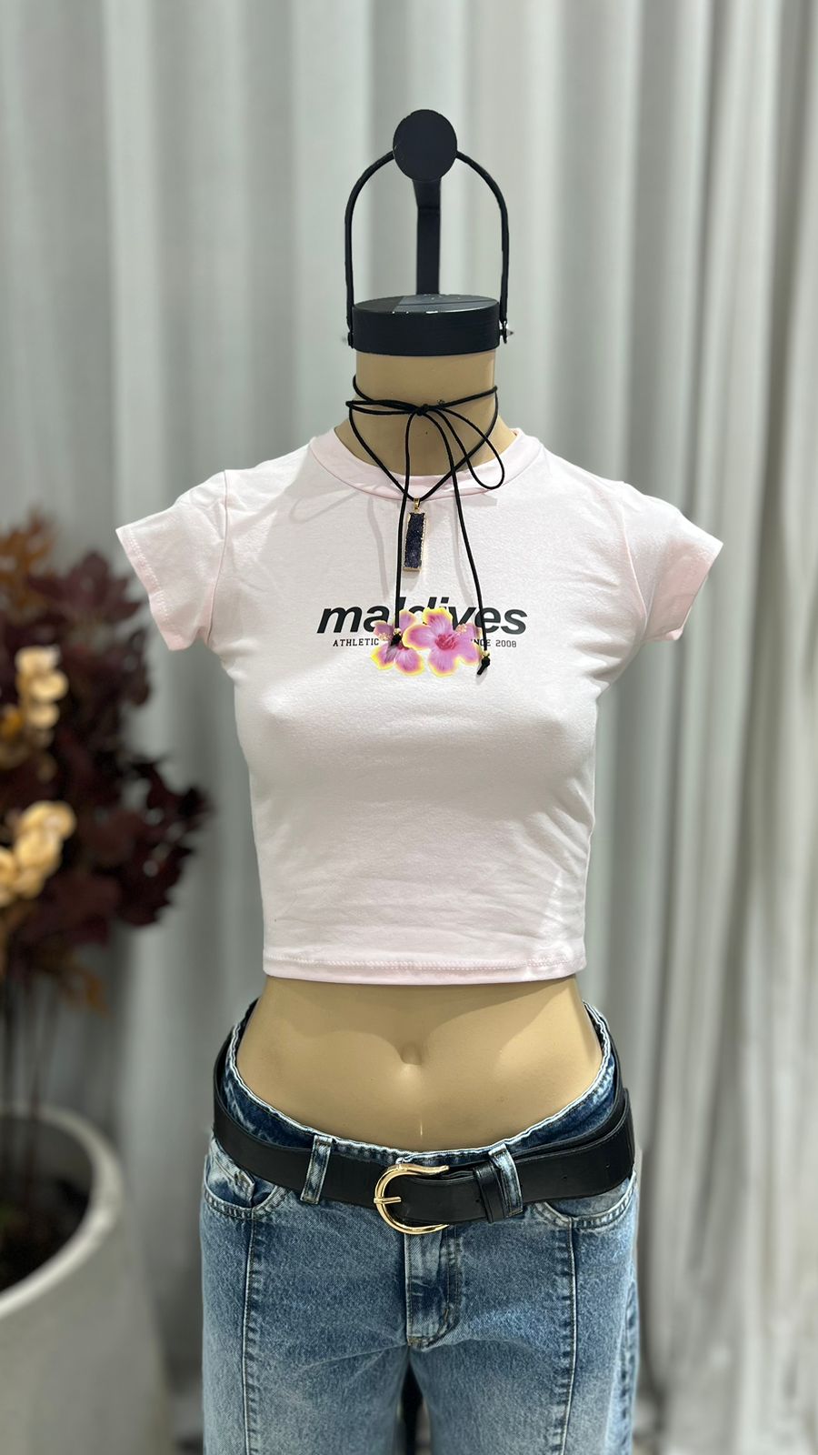 T261 - TOP M/C "MALDIVIES" - ALGODON