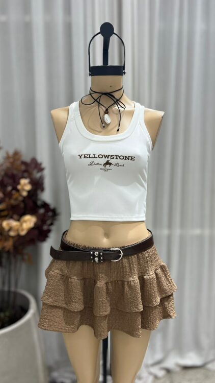 P66 - SKORT DOBLE VOLADO - BAMBULA - Imagen 5