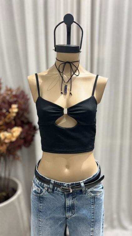T267 - TOP BUSTO ACCESORIO "CLIP" - MICRORIB - Imagen 4