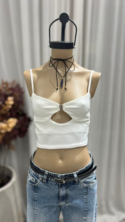 T267 - TOP BUSTO ACCESORIO "CLIP" - MICRORIB - Imagen 3