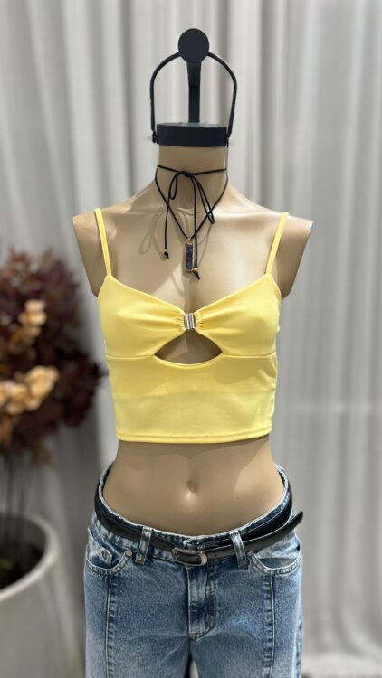 T267 - TOP BUSTO ACCESORIO "CLIP" - MICRORIB - Imagen 2