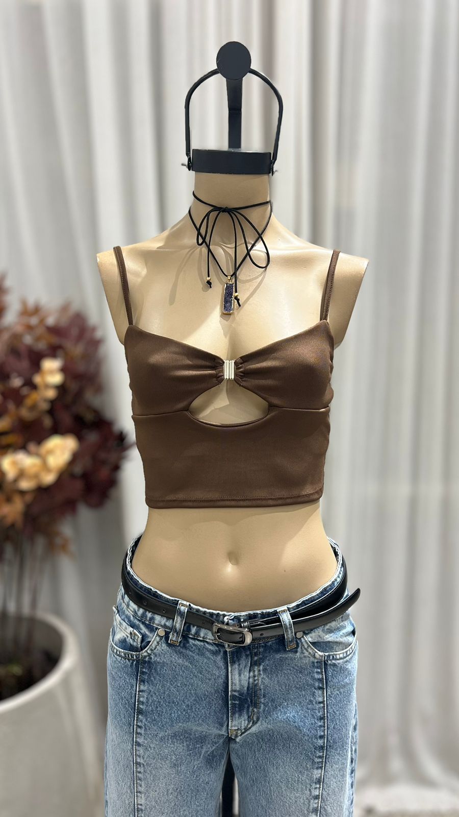 T267 - TOP BUSTO ACCESORIO "CLIP" - MICRORIB