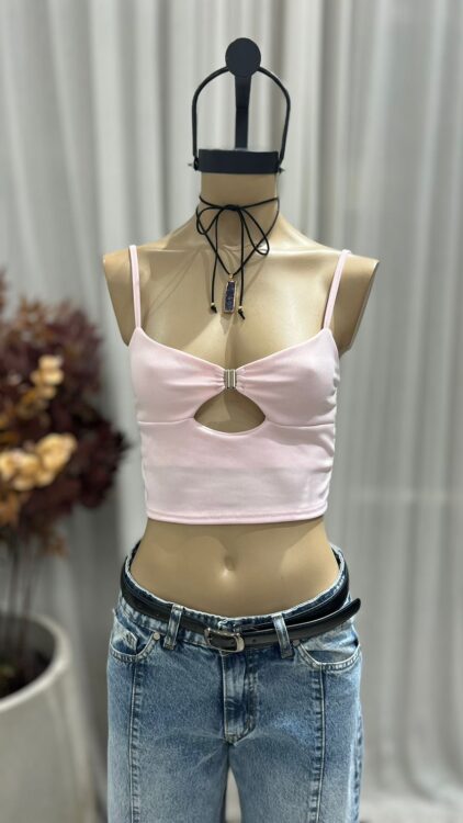 T267 - TOP BUSTO ACCESORIO "CLIP" - MICRORIB - Imagen 5