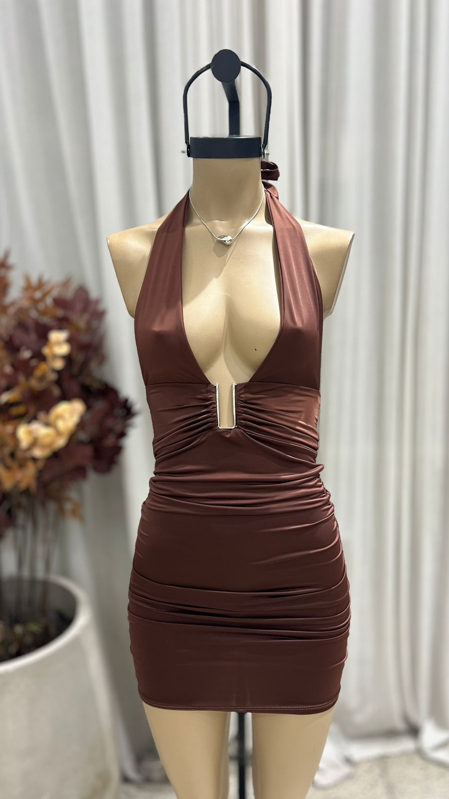 V92 - VESTIDO MARILYN ACCESORIO U - MICROFIBRA