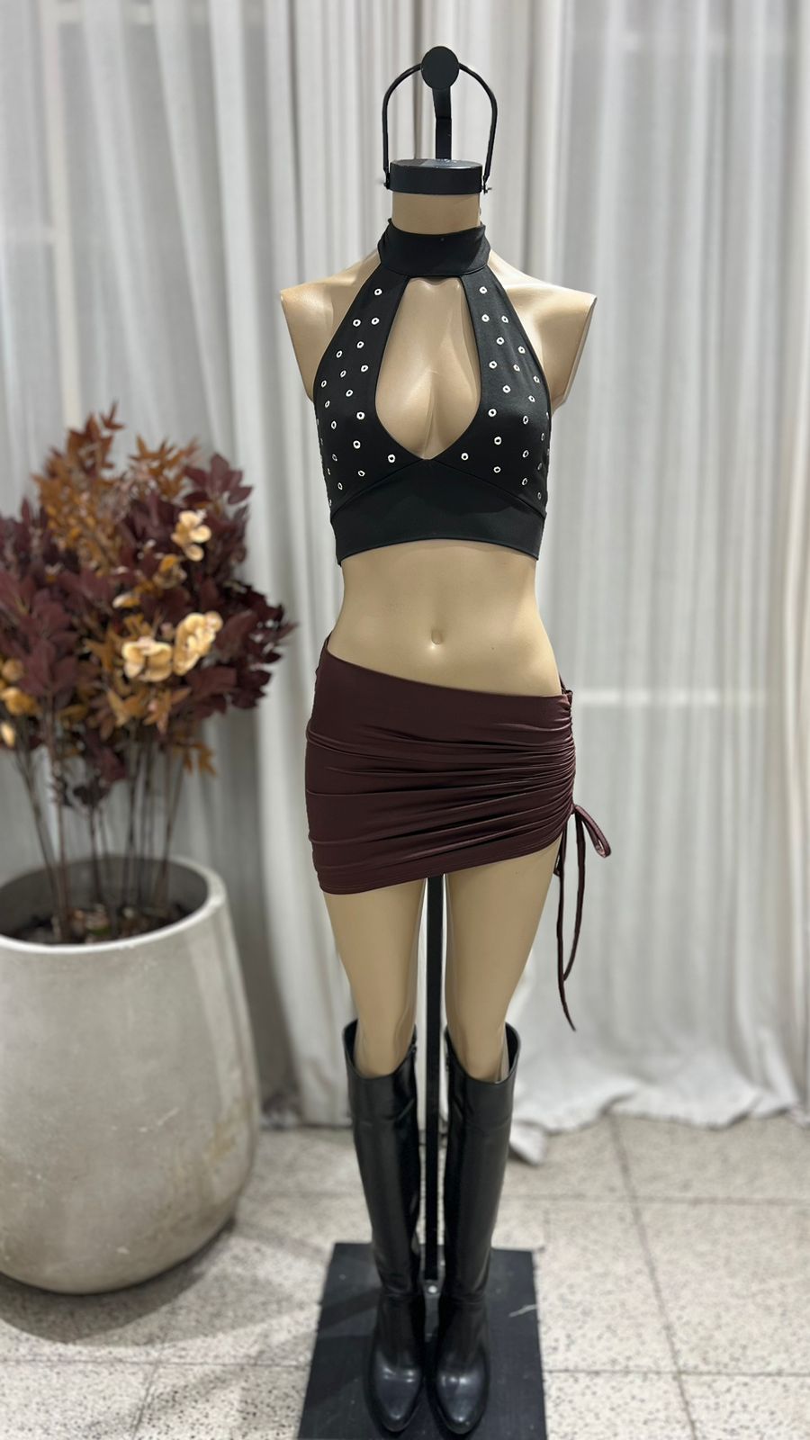 M19 - MINI FRUNCE LATERAL - TRICOT