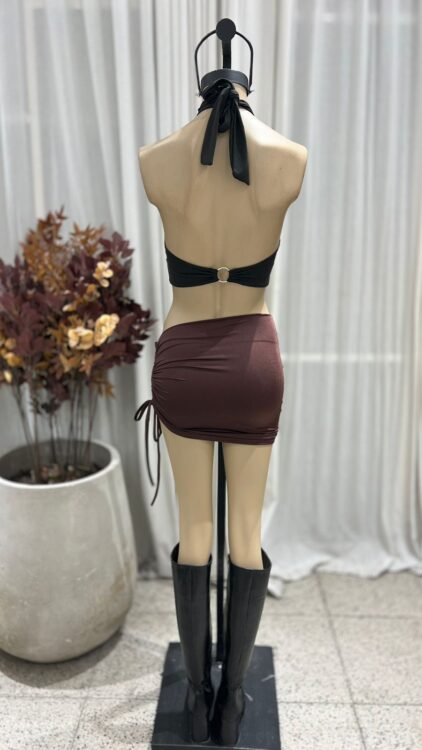 M19 - MINI FRUNCE LATERAL - TRICOT - Imagen 2