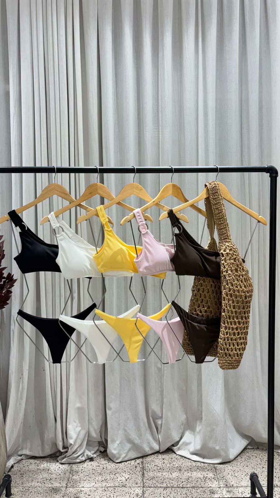 BK01 - BIKINI UN HOMBRO ARGOLLA - MICRORIB