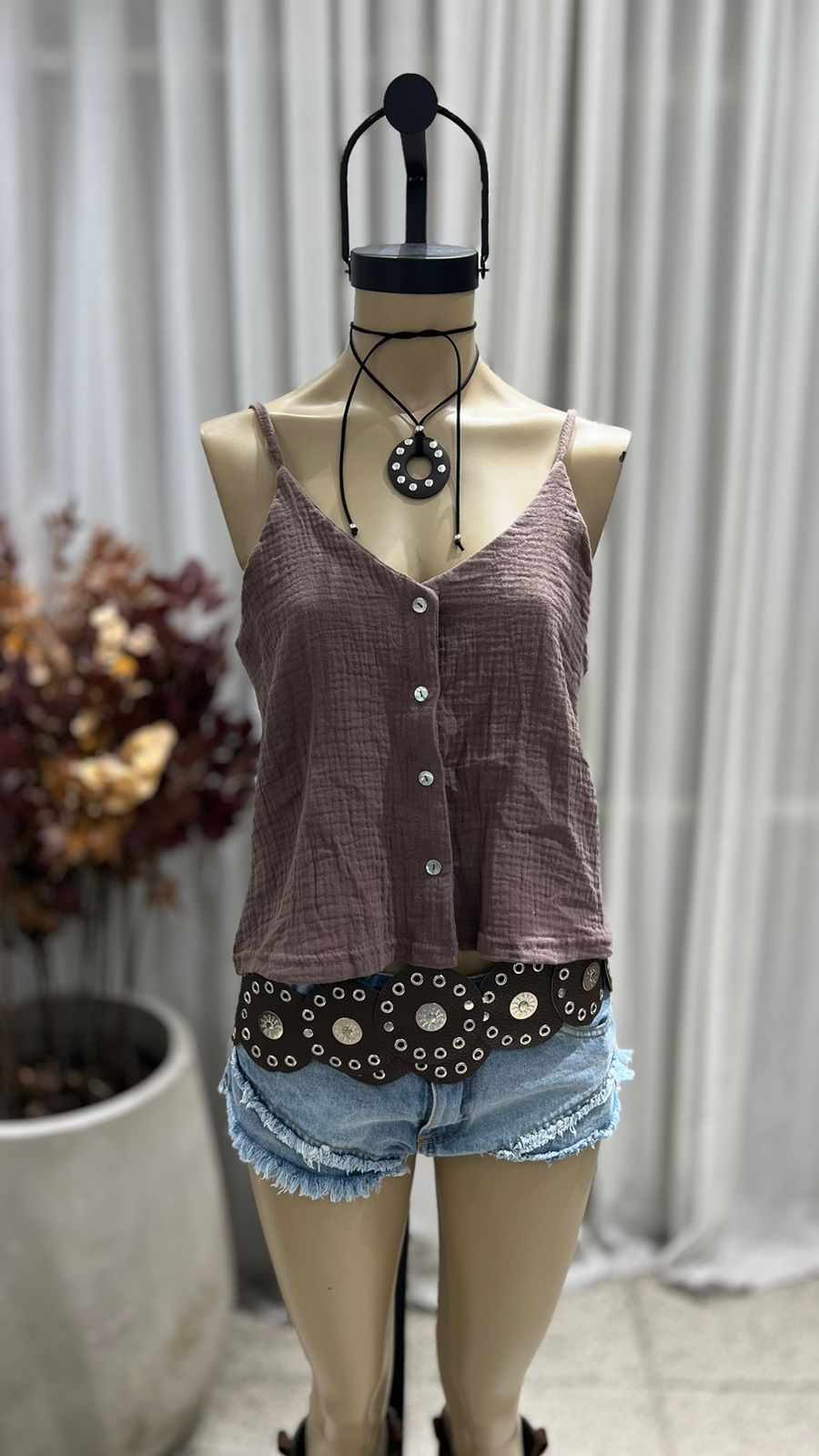 T316 - BLUSA TIRA BOTON - BABY COTTON