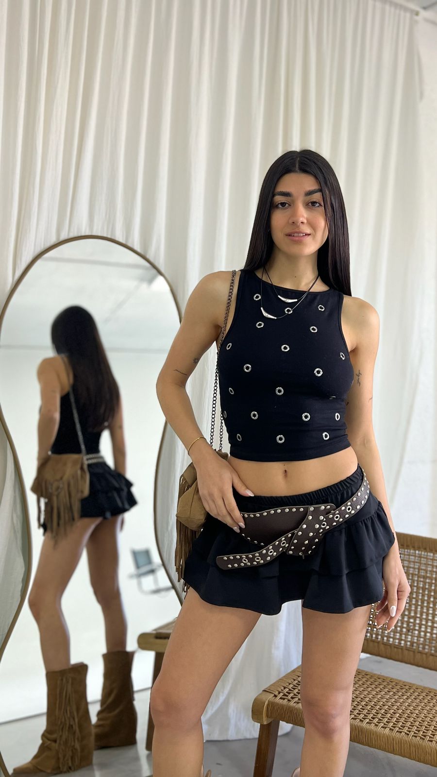 T314 - MUSCULOSA HOTFIX GRANDE - ALGODON LYCRA