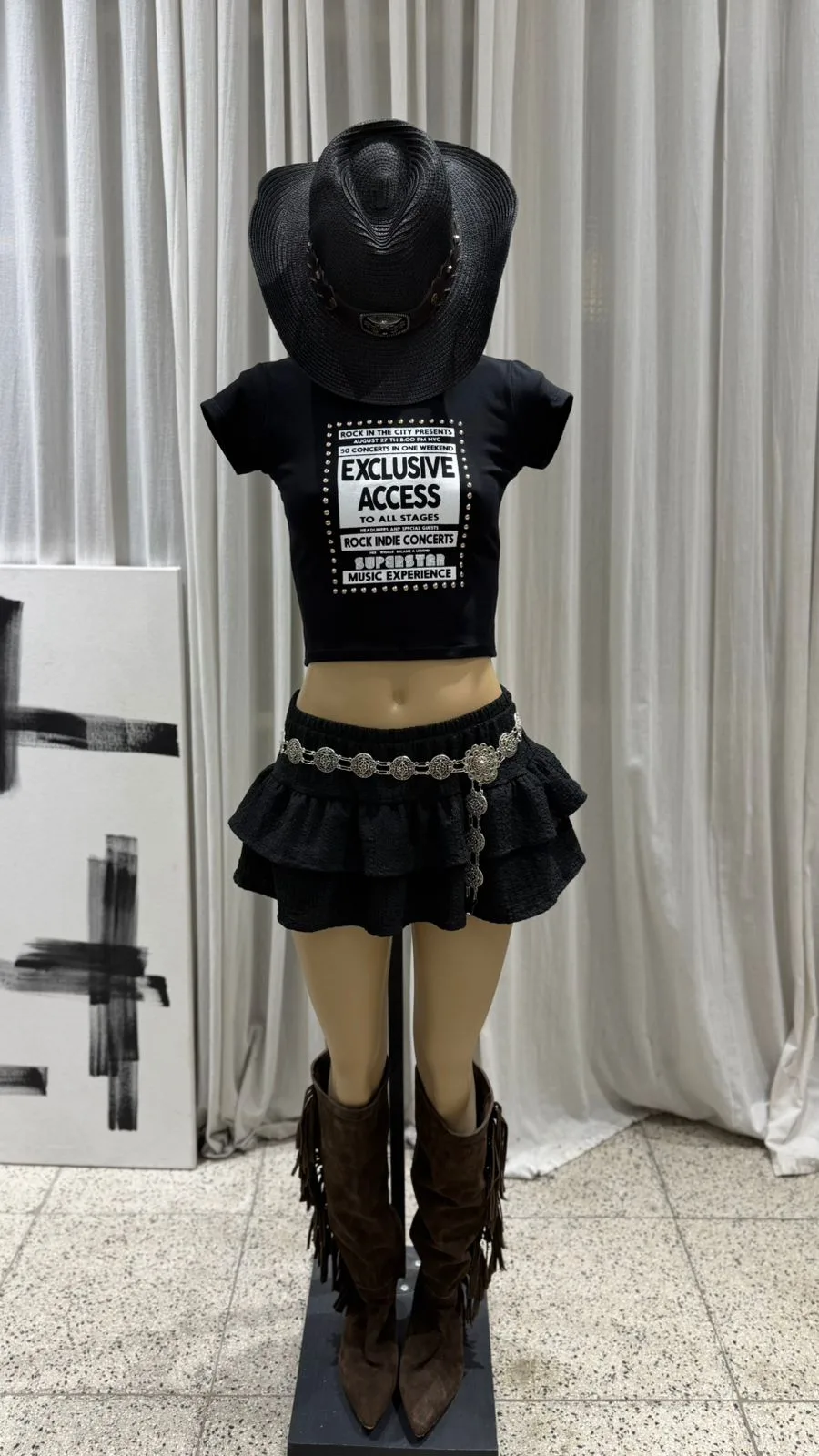 P66 - SKORT DOBLE VOLADO - BAMBULA